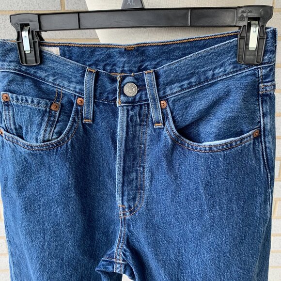 LEVI'S PREMIUM 501S SKINNY JEANS WOMENS W26 L30 - Picture 2 of 11